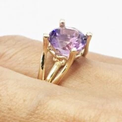 Bague Améthyste Ancienne En Or 18k Pour Femme 32 Bague Améthyste Ancienne En Or 18k Pour Femme -Vivalatina Boutiqe 16 Copiar min
