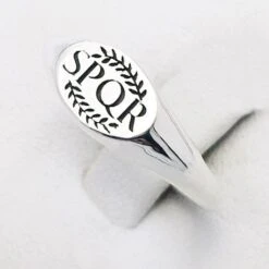 Bague Romaine SPQR 15 Bague Romaine SPQR -Vivalatina Boutiqe 5 Copiar min 7