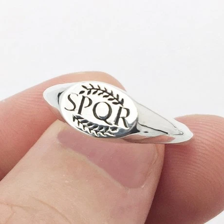 Bague Romaine SPQR 10 Bague Romaine SPQR – Image 8