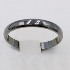 Alliance Homme En Or Noir -Vivalatina Boutiqe Alliance demi jonc homme or noir 3