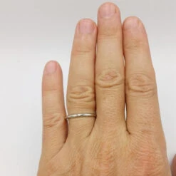 Alliance Jonc En Platine 950 -Vivalatina Boutiqe Alliance jonc platine 4