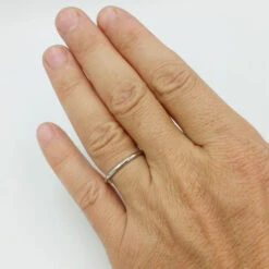 Alliance Jonc En Platine 950 -Vivalatina Boutiqe Alliance jonc platine 6