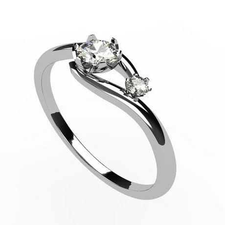 Bague 2 Diamants Pour Femme En Or 3 Bague 2 Diamants Pour Femme En Or