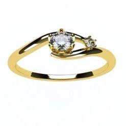 Bague 2 Diamants Pour Femme En Or 16 Bague 2 Diamants Pour Femme En Or -Vivalatina Boutiqe Bague 2 diamants or 6