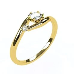 Bague 2 Diamants Pour Femme En Or 17 Bague 2 Diamants Pour Femme En Or -Vivalatina Boutiqe Bague 2 diamants or 8