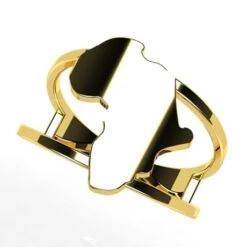 Bague Carte De L'Afrique -Vivalatina Boutiqe Bague africaine or 25