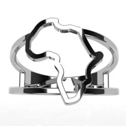 Bague Carte De L'Afrique -Vivalatina Boutiqe Bague africaine or 30