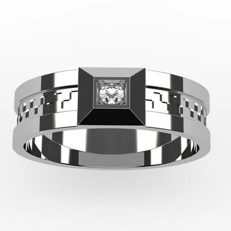 Bague Homme Diamant 6 Bague Homme Diamant – Image 4