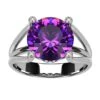 Bague Améthyste Ancienne En Or 18k Pour Femme -Vivalatina Boutiqe Bague amethyste ancienne 1