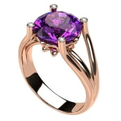 Bague Améthyste Ancienne En Or 18k Pour Femme 30 Bague Améthyste Ancienne En Or 18k Pour Femme -Vivalatina Boutiqe Bague amethyste ancienne 20