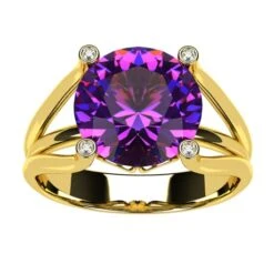 Bague Améthyste Ancienne En Or 18k Pour Femme 25 Bague Améthyste Ancienne En Or 18k Pour Femme -Vivalatina Boutiqe Bague amethyste ancienne 6