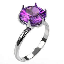 Bague Améthyste En Or