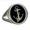 Bague Ancre De Marine -Vivalatina Boutiqe Bague ancre de marine 4