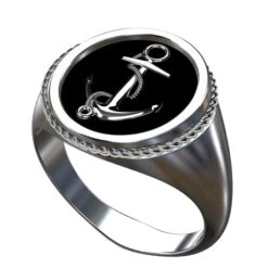 Bague Ancre De Marine 15 Bague Ancre De Marine -Vivalatina Boutiqe Bague ancre de marine 5