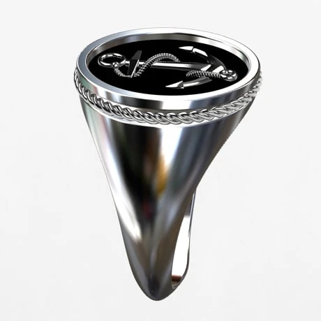 Bague Ancre De Marine 7 Bague Ancre De Marine – Image 5