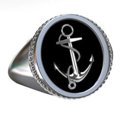 Bague Ancre De Marine 17 Bague Ancre De Marine -Vivalatina Boutiqe Bague ancre de marine 7