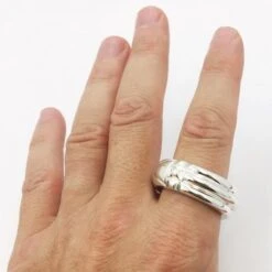 Bague Atlante Argent -Vivalatina Boutiqe Bague atlante argent 8