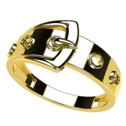 Bague Ceinture 32 Bague Ceinture -Vivalatina Boutiqe Bague ceinture or jaune 1
