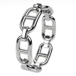 Bague Chaîne à Maille Marine -Vivalatina Boutiqe Bague chaine maille marine 4