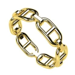 Bague Chaîne à Maille Marine -Vivalatina Boutiqe Bague chaine maille marine 9