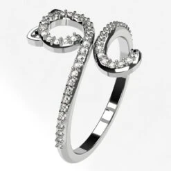 Bague Chat 25 Bague Chat -Vivalatina Boutiqe Bague chat diamant 3