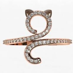 Bague Chat 30 Bague Chat -Vivalatina Boutiqe Bague chat diamant 8