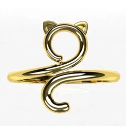 Bague Chat 33 Bague Chat -Vivalatina Boutiqe Bague chat or 2