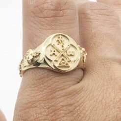 Bague Chrisme 18 Bague Chrisme -Vivalatina Boutiqe Bague chrisme or 6