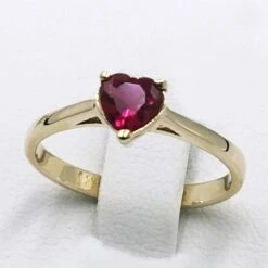 Bague Coeur Rubis -Vivalatina Boutiqe Bague coeur rubis1 3