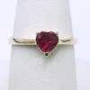Bague Coeur Rubis -Vivalatina Boutiqe Bague coeur rubis 2
