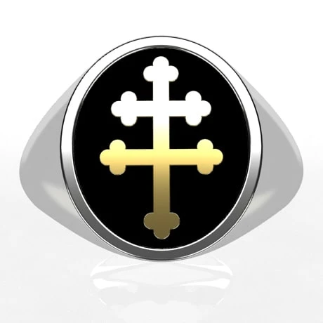 Chevalière Croix De Lorraine 5 Chevalière Croix De Lorraine – Image 3