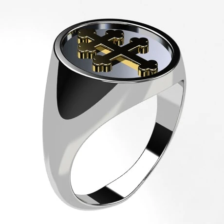 Chevalière Croix De Lorraine 8 Chevalière Croix De Lorraine – Image 6