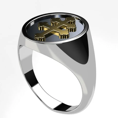 Chevalière Croix De Lorraine 6 Chevalière Croix De Lorraine – Image 4