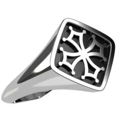 Bague Croix Occitane -Vivalatina Boutiqe Bague croix occitane 3