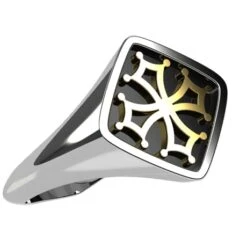 Bague Croix Occitane