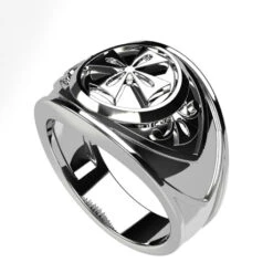 Bague Croix Des Templiers En Argent -Vivalatina Boutiqe Bague croix pattee templiers 5