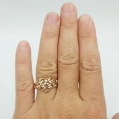 Grosse Bague Coeur 22 Grosse Bague Coeur -Vivalatina Boutiqe Bague de promesse coeur en or 17