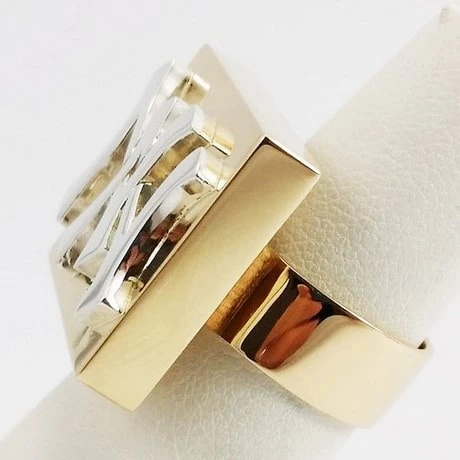 Bague De Rappeur Avec Initiales 5 Bague De Rappeur Avec Initiales – Image 3