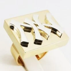 Bague De Rappeur Avec Initiales 19 Bague De Rappeur Avec Initiales -Vivalatina Boutiqe Bague de rappeur initiales 8