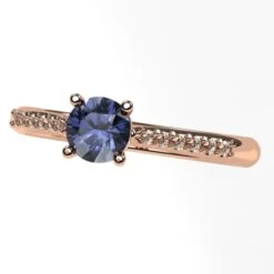 Bague Diamant Bleu -Vivalatina Boutiqe Bague diamant bleu 11