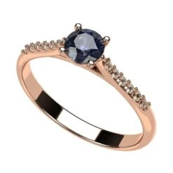 Bague Diamant Bleu -Vivalatina Boutiqe Bague diamant bleu 12