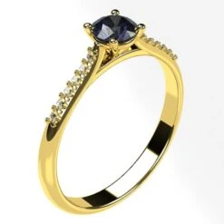 Bague Diamant Bleu -Vivalatina Boutiqe Bague diamant bleu 5
