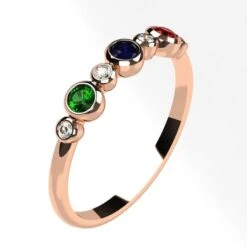 Bague Diamant Rubis Saphir Émeraude -Vivalatina Boutiqe Bague diamant rubis saphir emeraude 10