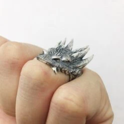 Bague Dragon Homme -Vivalatina Boutiqe Bague dragon argent 8