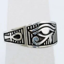 Bague Égyptienne Horus Pour Homme -Vivalatina Boutiqe Bague egyptienne horus 1