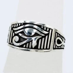 Bague Égyptienne Horus Pour Homme -Vivalatina Boutiqe Bague egyptienne horus 2