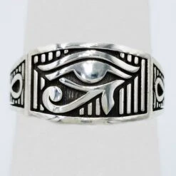 Bague Égyptienne Horus Pour Homme -Vivalatina Boutiqe Bague egyptienne horus 4