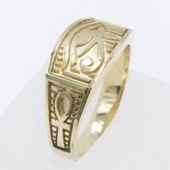 Bague Égyptienne Horus Pour Homme -Vivalatina Boutiqe Bague egyptienne horus 8