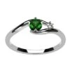 Bague Émeraude Et Diamant -Vivalatina Boutiqe Bague emeraude diamant 1