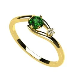 Bague Émeraude Et Diamant -Vivalatina Boutiqe Bague emeraude diamant 8